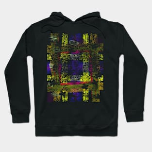 abstract tartan pattern Hoodie